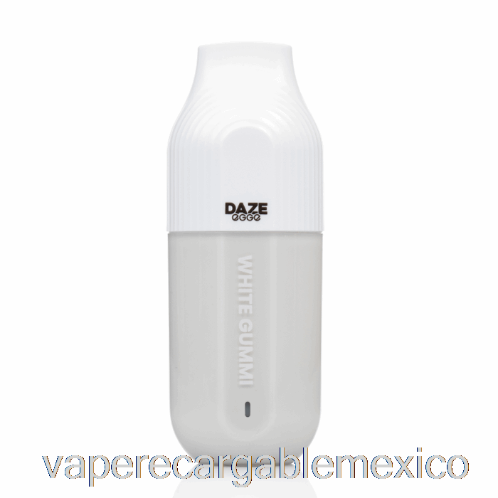 Vape Recargable 7 Daze Egge 3000 Gomita Blanca Desechable
